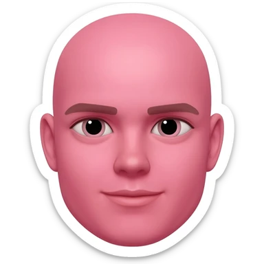 pink emoji sticker