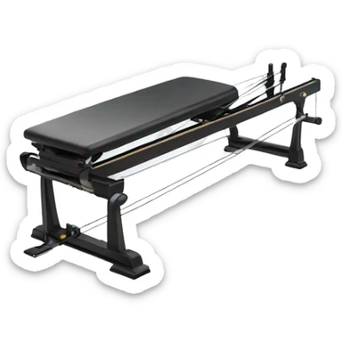 pilates reformer machine  sticker