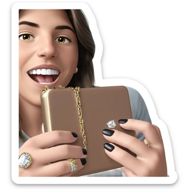 boy with ring and jewelry sticker