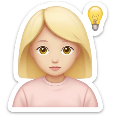 Embrace (silhouette/minimalism) in soft pink, beige and yellow pastel light sticker