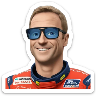 richard burns wins world rally championship 2024 sticker