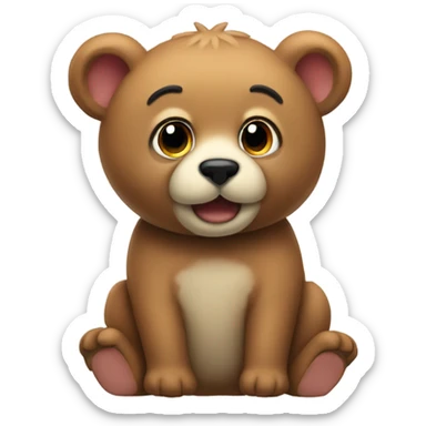 Osito coquet sticker