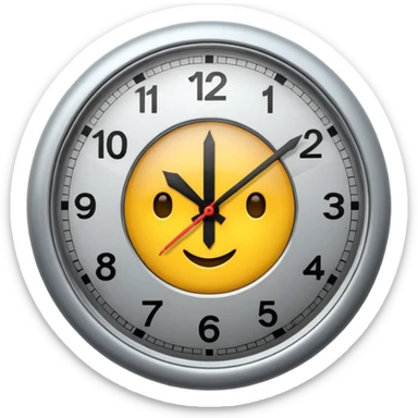 clock it
 sticker
