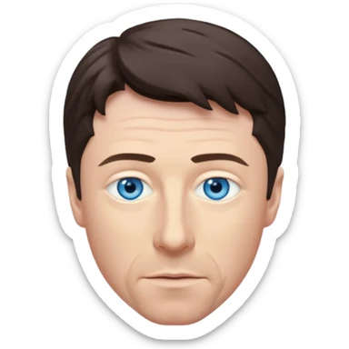 Aiden Gillen with blue eyes sticker