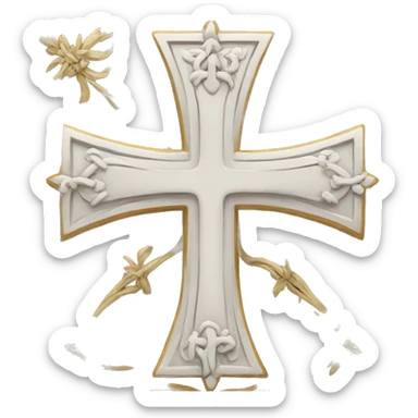Orthodox cross sticker