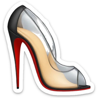 louboutin heels sticker