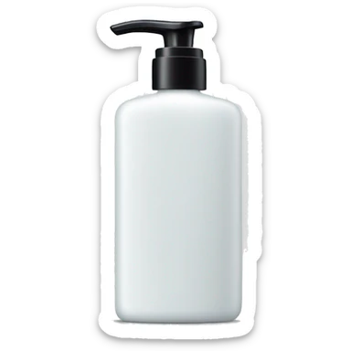 Conditioner bottle sticker