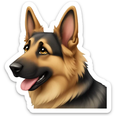 longcoat germanshepherd sticker
