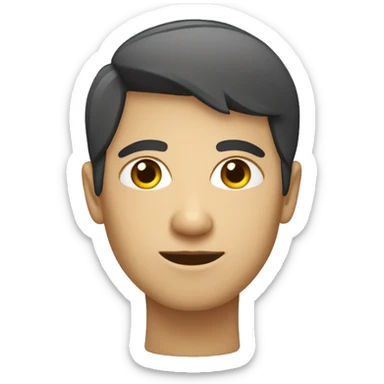 Profile Picture of a User of GeoAI geospatial data company. Its a non binary person. sticker