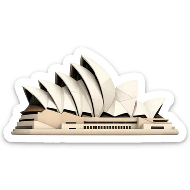 Sydney opera house sticker