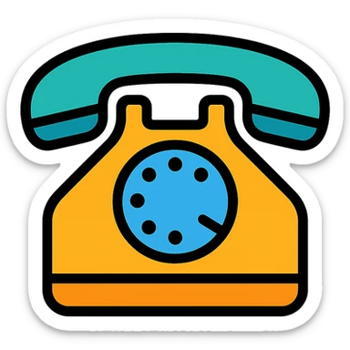 telephone sticker