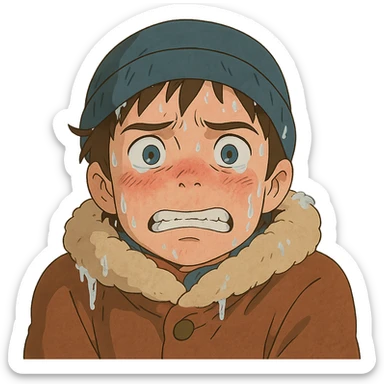 face freezing sticker
