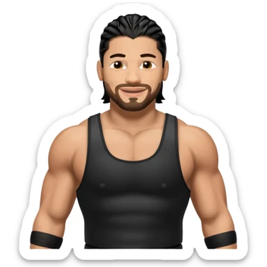wwe wrestler roman reigns  sticker