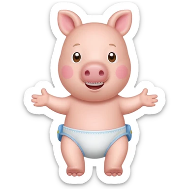 pepa pig kaka sticker