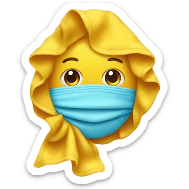 Cleaning rag sticker