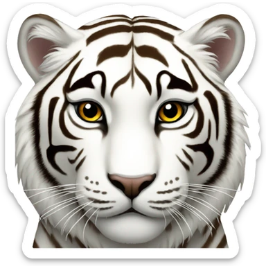 Tigre blanco sticker