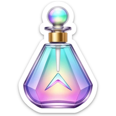 vial of perfume like scentbird has sticker
