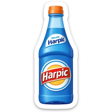 Harpic sticker