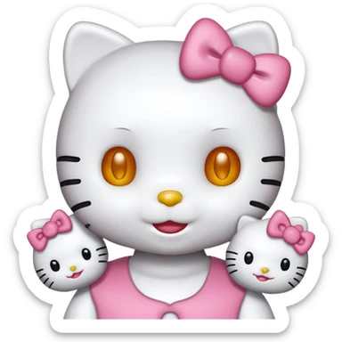 Hello Kitty. Avec ses ami sticker