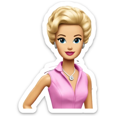 Barbie 1963 Oldsmobile Jetfire  sticker