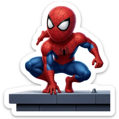 Spider man sticker