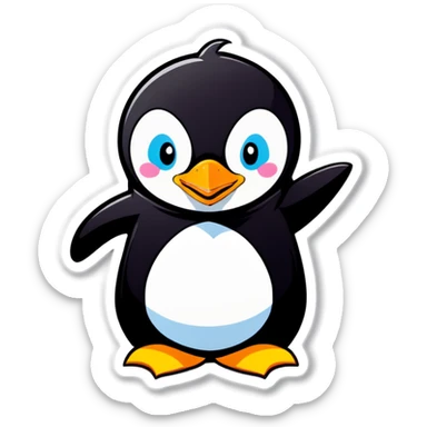 Put Kelly in a penguin suit sticker