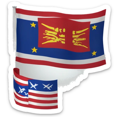 bandera hispanidad  sticker