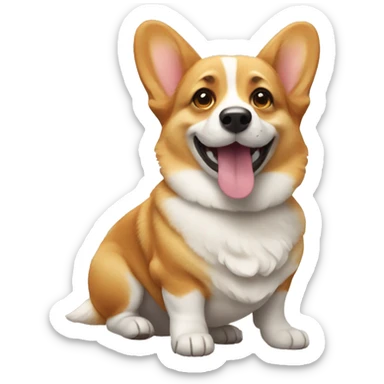 Corgi sticker