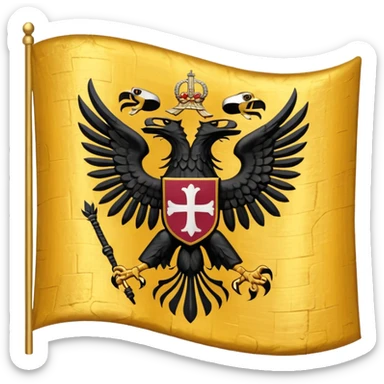 Byzantine flag sticker