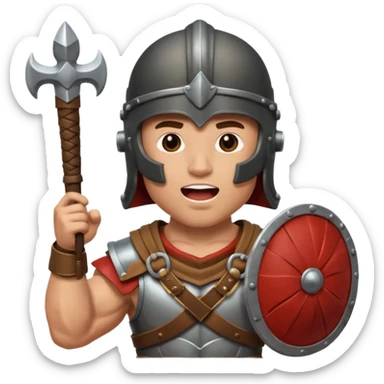 gladiator singing sticker
