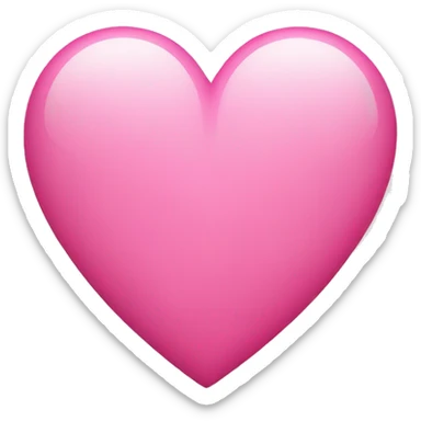 Heart pink  sticker