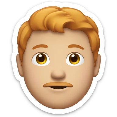 Fat Ginger Man sticker