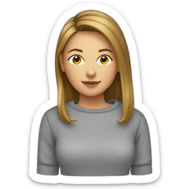 sweatshirt woman sticker