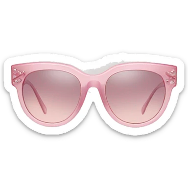 Light Pink Dior sunglasses  sticker