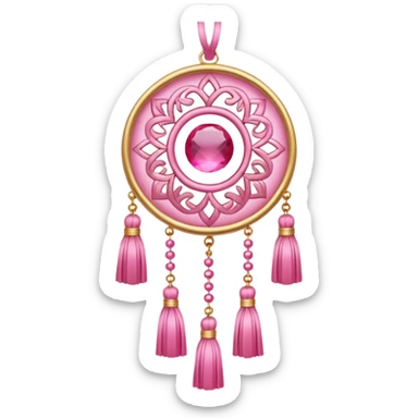 Pink Norigae sticker