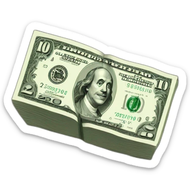 Billetes dinero sticker