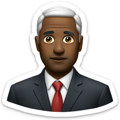 politic photorealistic serious sticker