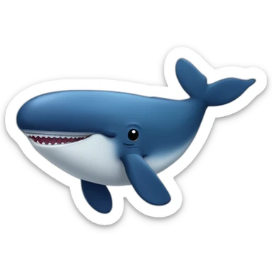 Docker whale sticker
