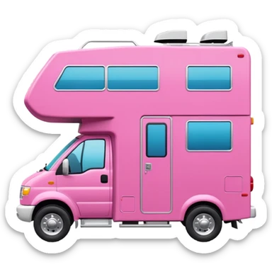 Barbie rv off-roading rock-climbing dream Winnebago  sticker
