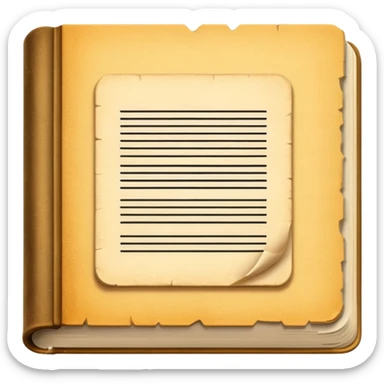 BLACK AND WHITE COLORLESS WRITTEN PAPER BOOK sticker