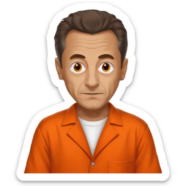 Nicolas sarkozy en prison  sticker