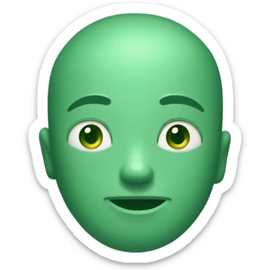 dark green spot sticker