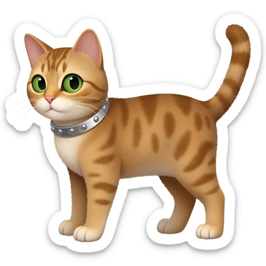 Gatita ojos verdes sticker