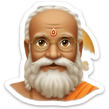 Sri Ganapati Sachchidananda Swamiji of Dattapeetham sticker