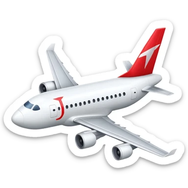 un avions avec une fleche qui traverse avec ecris JJ airlines sticker