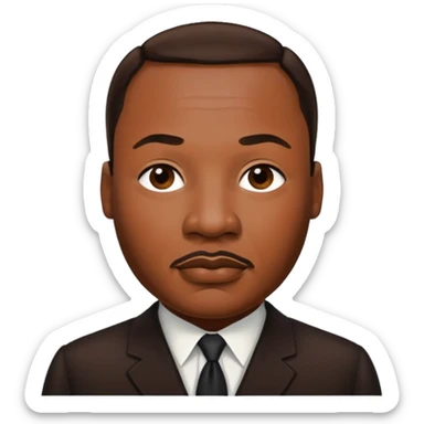 Martin Luther King Jr sticker