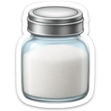 Salt shaker sticker