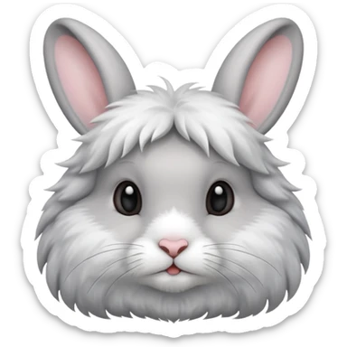 a cute and sweet rabbit sticker