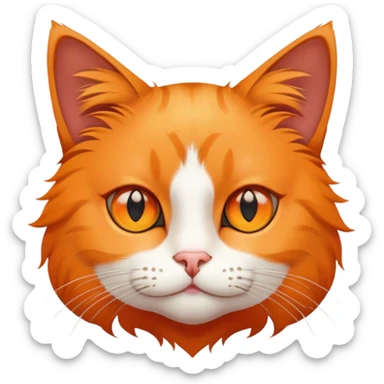 Cat star eyes sticker