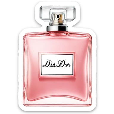 miss dior perfume sticker